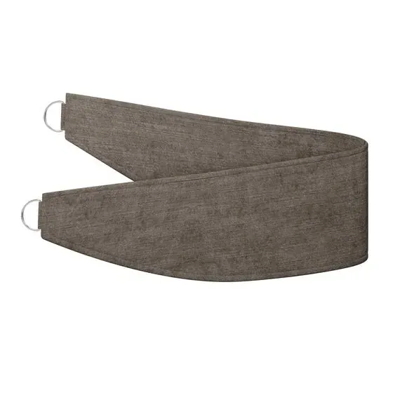 Curtain Tieback with Piped Edge - Pewter, Velvet
