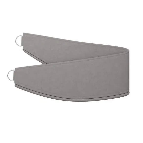 Curtain Tieback with Piped Edge - Silver