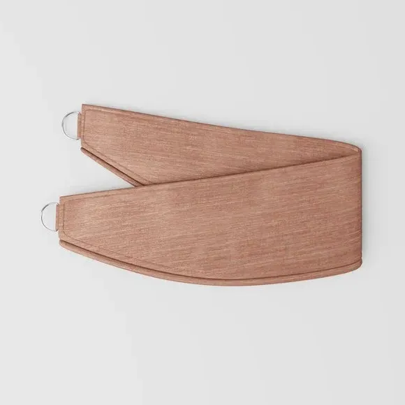Curtain Tieback with Piped Edge - Spice, Fabric