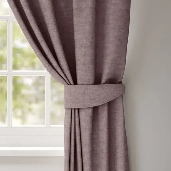 Curtain Tieback with Piped Edge - Thistle, Velvet