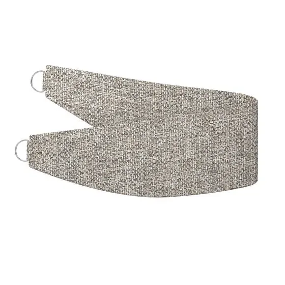 Curtain Tieback with Piped Edge - Titanium
