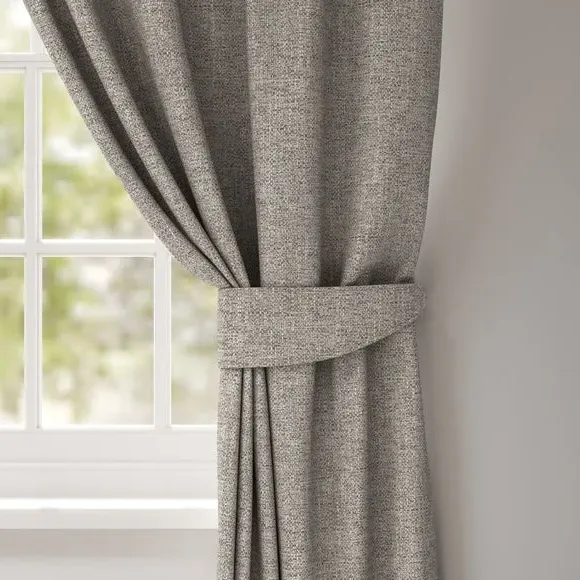 Curtain Tieback with Piped Edge - Titanium image