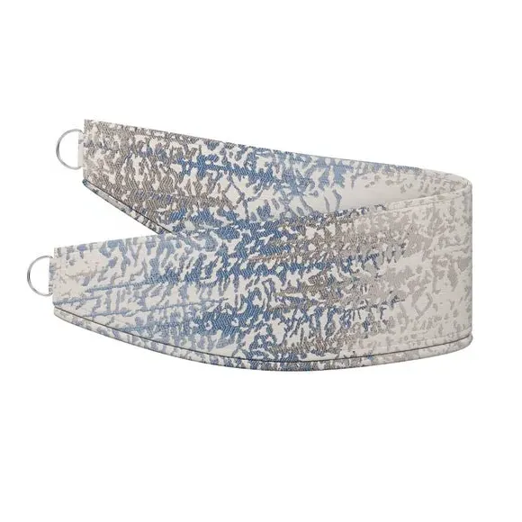 Curtain Tieback with Plain Edge - Blue