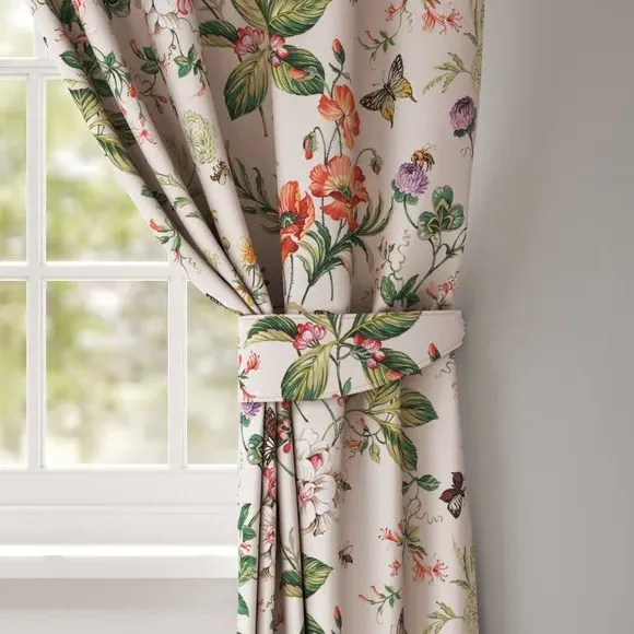 Curtain Tieback with Printed Design - Multi image