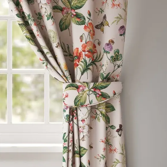 Curtain Tieback with Printed Design - Multi