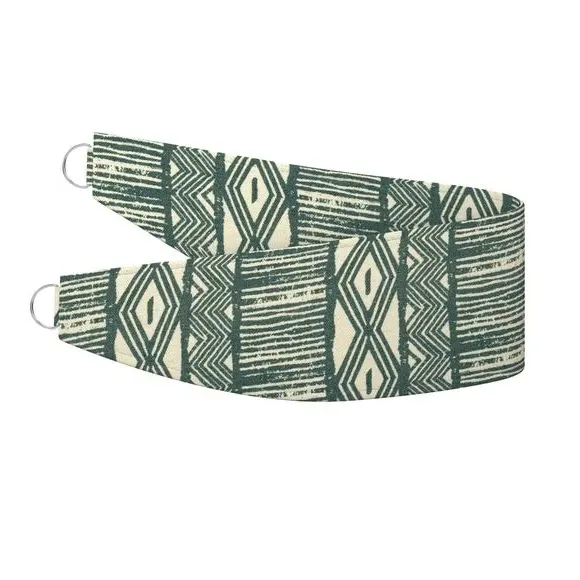 Curtain Tieback with Stripe Design - Storm