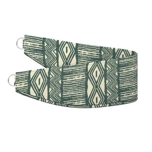 Curtain Tieback with Stripe Design - Storm