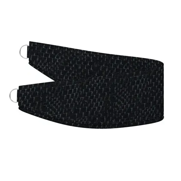 Curtain Tieback with Texture - Ink, Polycotton