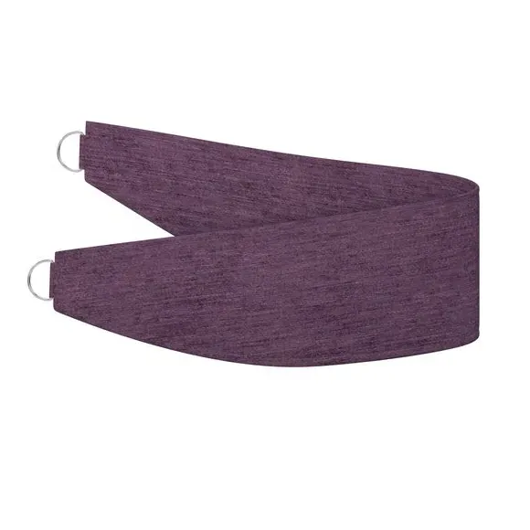 Curtain Tieback with Textured Design - Aubergine