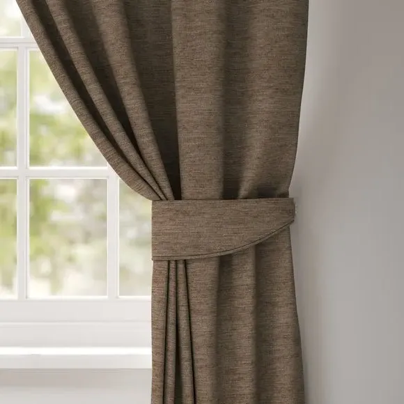 Curtain Tieback with Textured Design - Latte