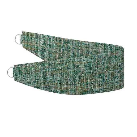 Curtain Tieback with Textured Print - Kingfisher
