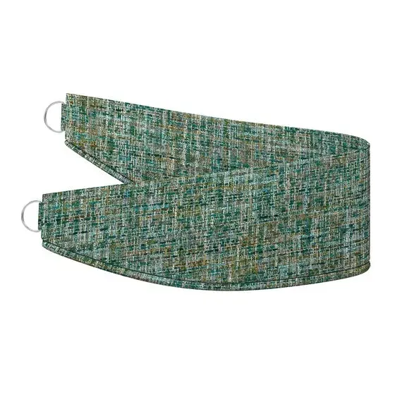 Curtain Tieback with Textured Print - Kingfisher