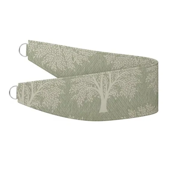 Curtain Tieback with Tree Design - Seafoam