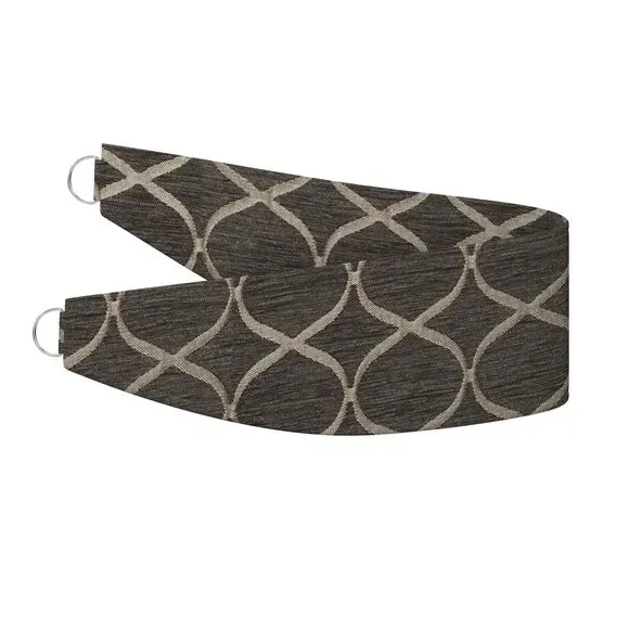 Curtain Tieback with Trellis Pattern - Dove
