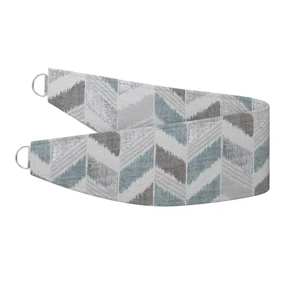 Curtain Tieback with Zig-Zag Design - Duck Egg
