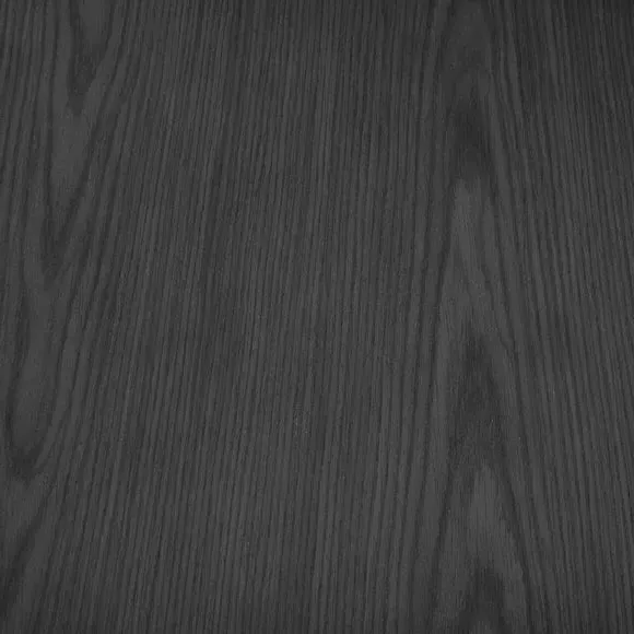 Curved Back Dining Chair - Black Stained, Wood