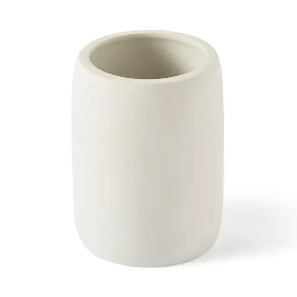 Curved Toothbrush Holder - White