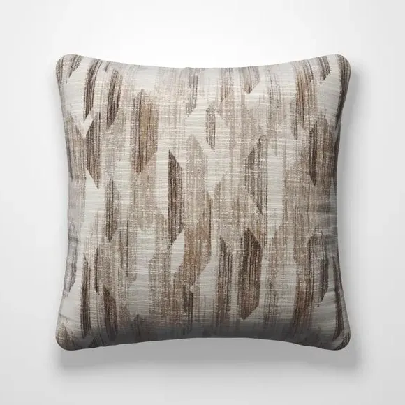 Cushion Cover Abstract Design - Natural, Polyester