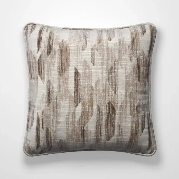Cushion Cover Abstract Design - Natural, Polyester