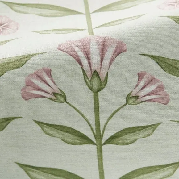 Cushion Cover Botanical Design - Sage, Cotton