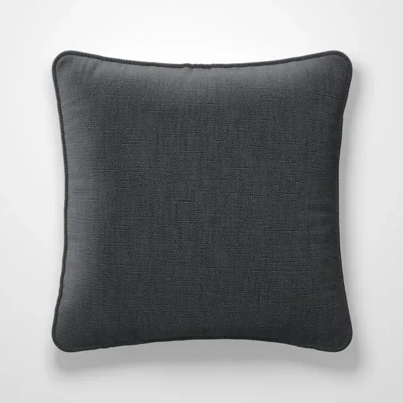 Cushion Cover - Charcoal, Cotton Linen