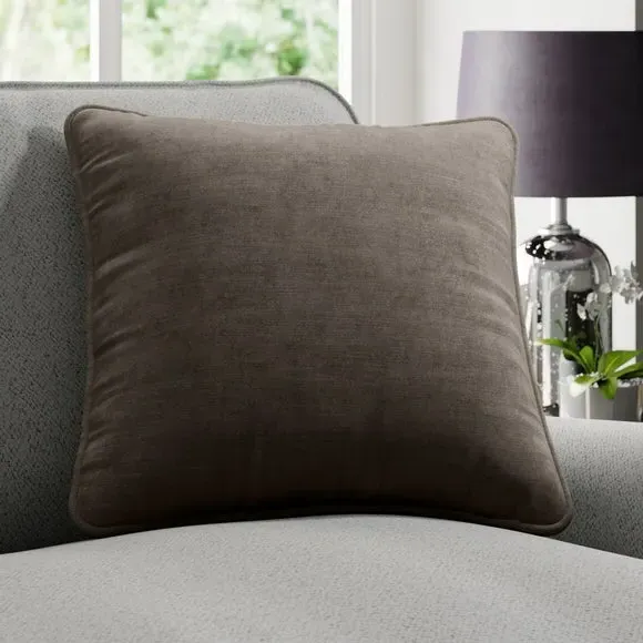 Cushion Cover - Pewter, Velvet