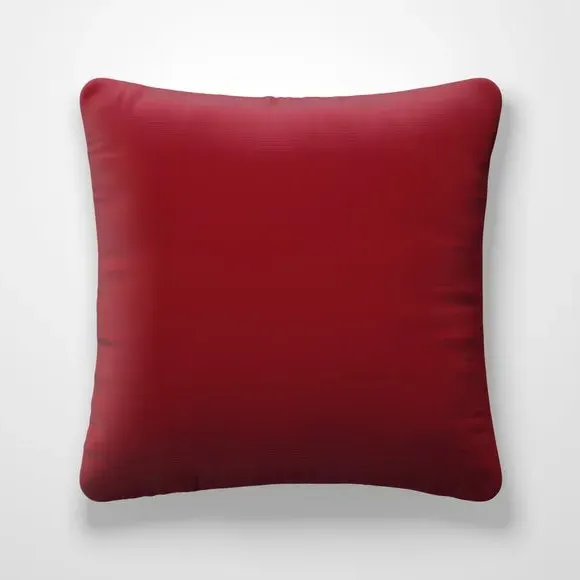 Cushion Cover Plain Design - Bordeaux, Cotton