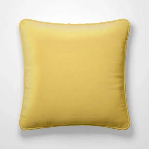 Cushion Cover Plain Design - Gold, Cotton