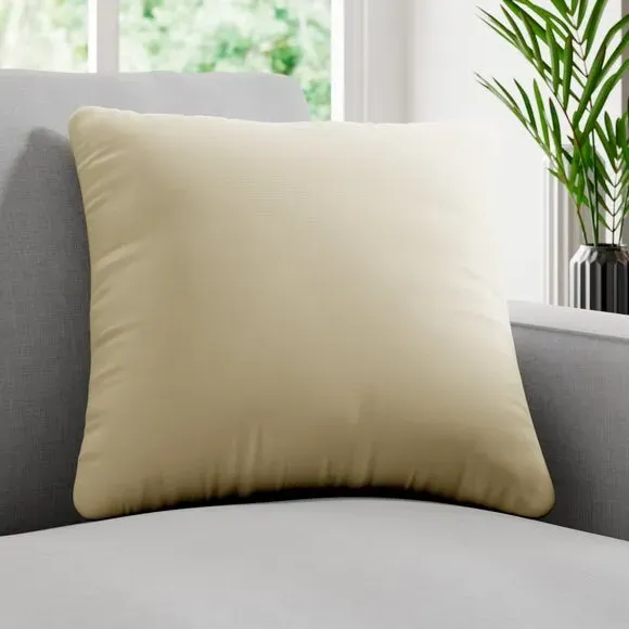 Cushion Cover Plain Design - Natural, Cotton