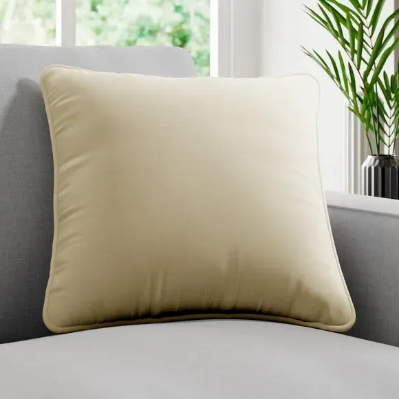 Cushion Cover Plain Design - Natural, Cotton