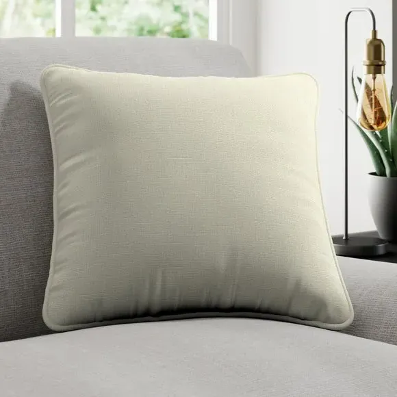 Cushion Cover - White, Cotton Linen