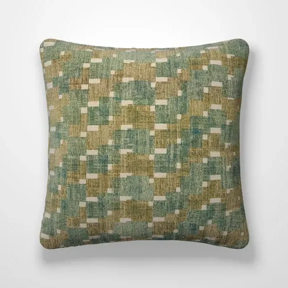 Cushion Cover with Abstract Pattern - Leaf