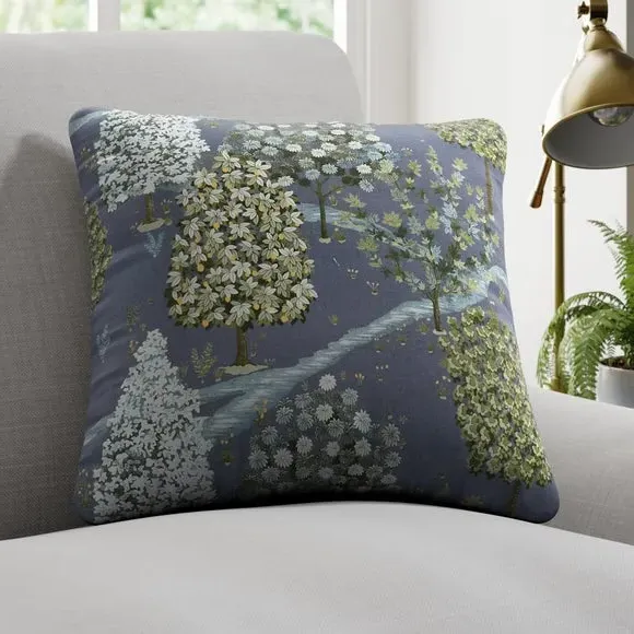Cushion Cover with Botanical Print - Cotton image