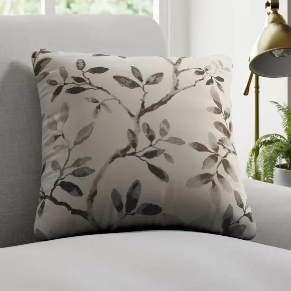 Cushion Cover with Branch Design - Denim image