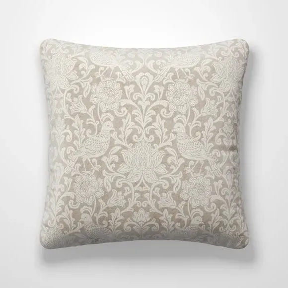 Cushion Cover with Damask Pattern - Dove, Polyester