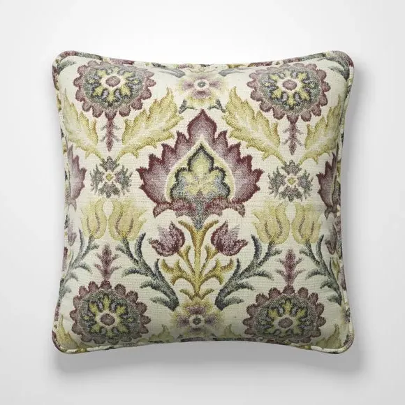 Cushion Cover with Embroidery - Grape, Polyester