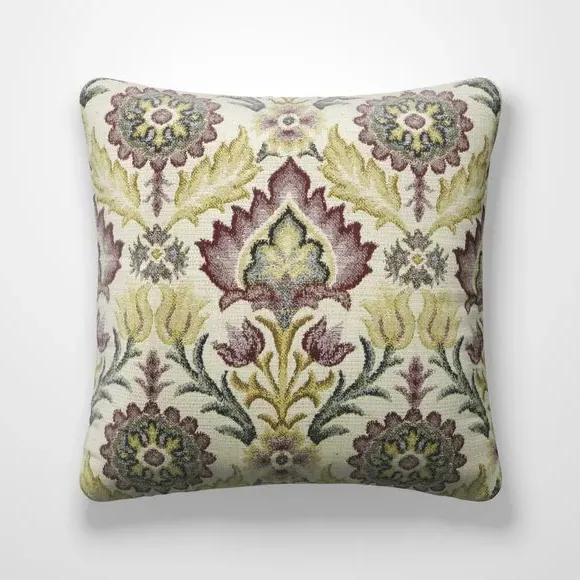 Cushion Cover with Embroidery - Grape, Polyester