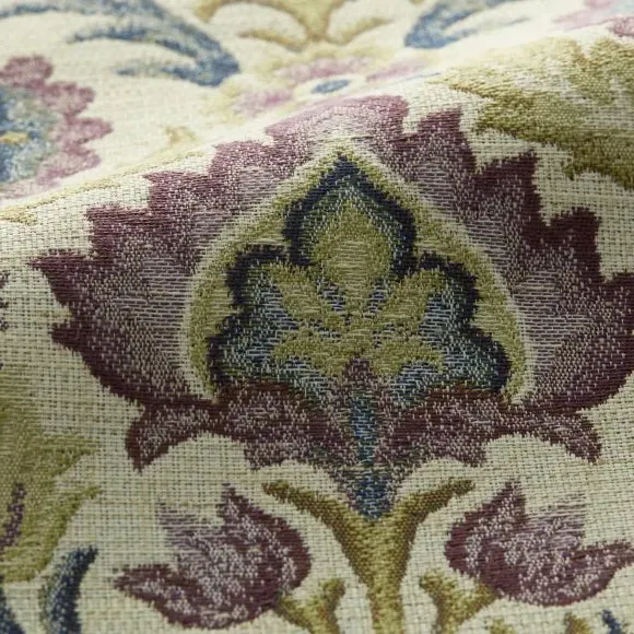 Cushion Cover with Embroidery - Grape, Polyester