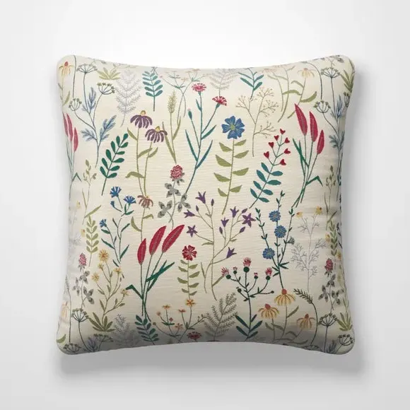 Cushion Cover with Floral Design - Chintz