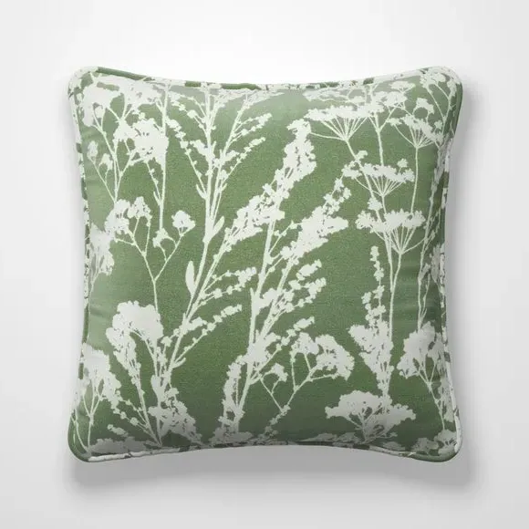 Cushion Cover with Floral Design - Forest, Cotton