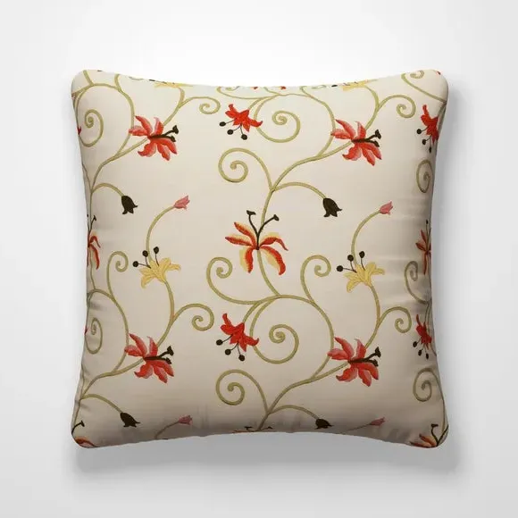 Cushion Cover with Floral Design - Multi