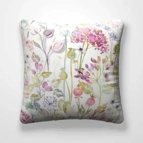 Cushion Cover with Floral Print - Peony, Cotton