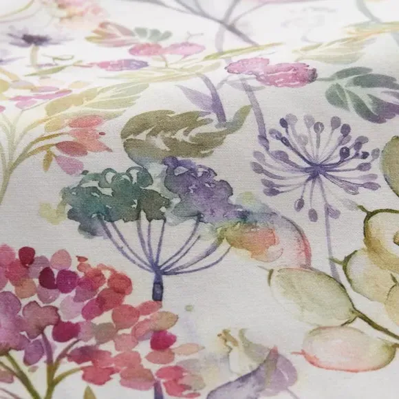 Cushion Cover with Floral Print - Peony, Cotton