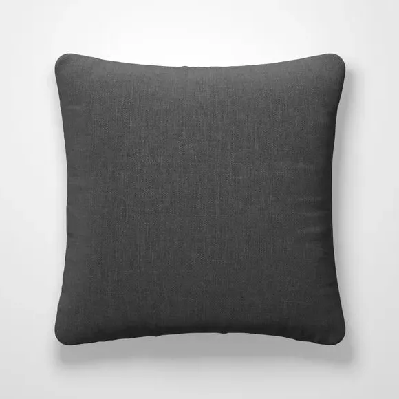 Cushion Cover with Geometric Design - Charcoal