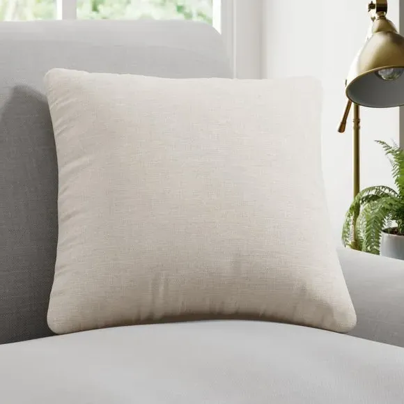 Cushion Cover with Geometric Design - Dove