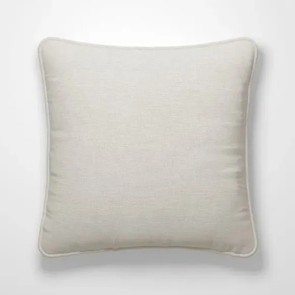 Cushion Cover with Geometric Design - Ivory