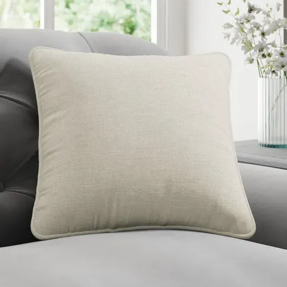 Cushion Cover with Geometric Design - Oyster