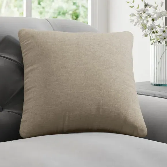 Cushion Cover with Geometric Design - Sand