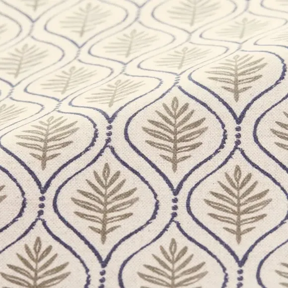 Cushion Cover with Geometric Print - Sand, Cotton