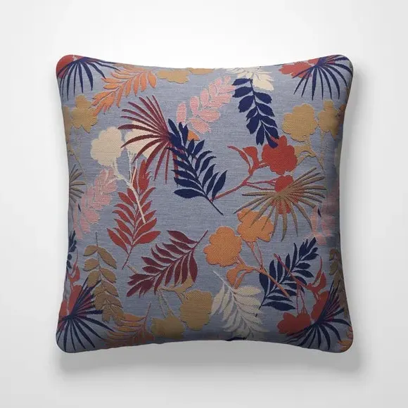 Cushion Cover with Leaf Design - Harlequin